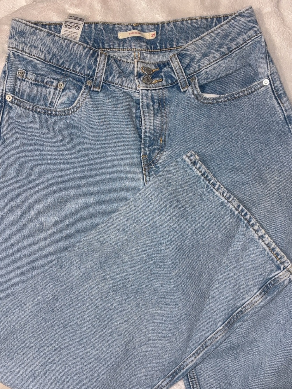 Levi’s super low jeans